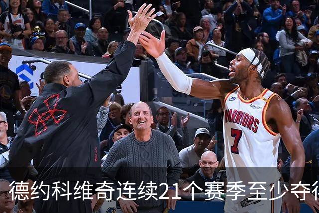 德约科维奇连续21个赛季至少夺得1座ATP冠军，为历史第一人