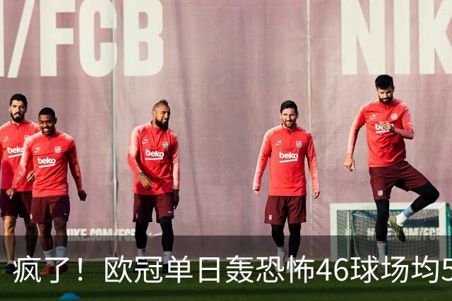 疯了！欧冠单日轰恐怖46球场均5.11球 单轮78球创史